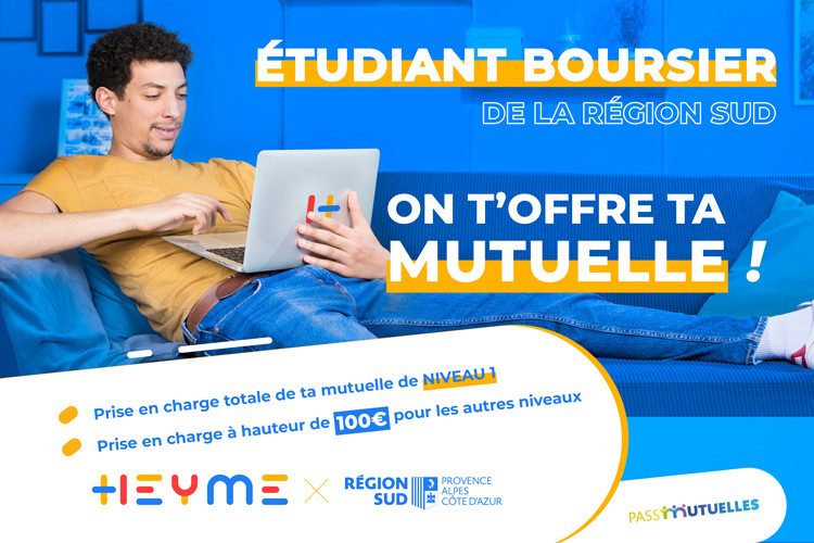Etudiant boursier : l'aide à la complémentaire santé de la Région Sud - Heyme