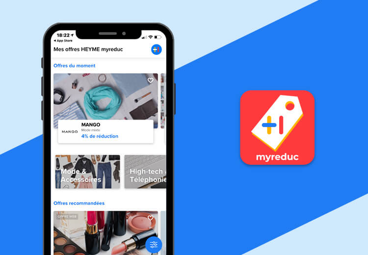 Une appli de bons plans et réductions pour tous les adhérents HEYME - Heyme